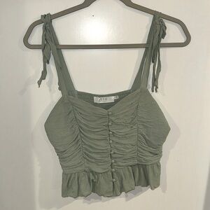 Astr the label Mint Green Tie Up Tank
